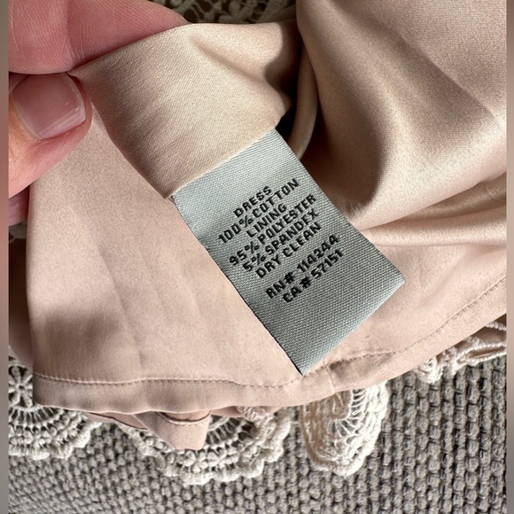 Eliza J Lace Sleeveless Shift Dress Size 6 Crochet Scalloped Hem Bohemian - Picture 9 of 9